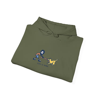 Life is dead. Jerry and His Best Friend Grateful Dead Unisex Hoodie
