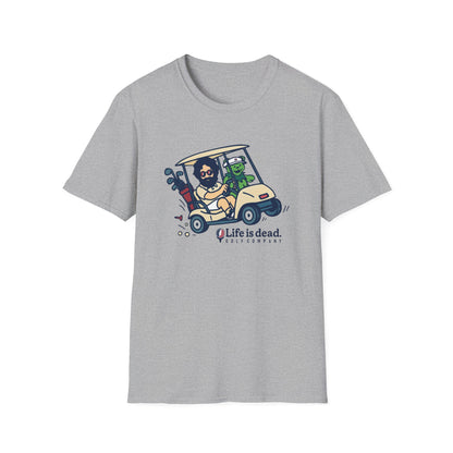 Joy Ridin' Jerry and The Bear Life is dead. Golf Company T-Shirt