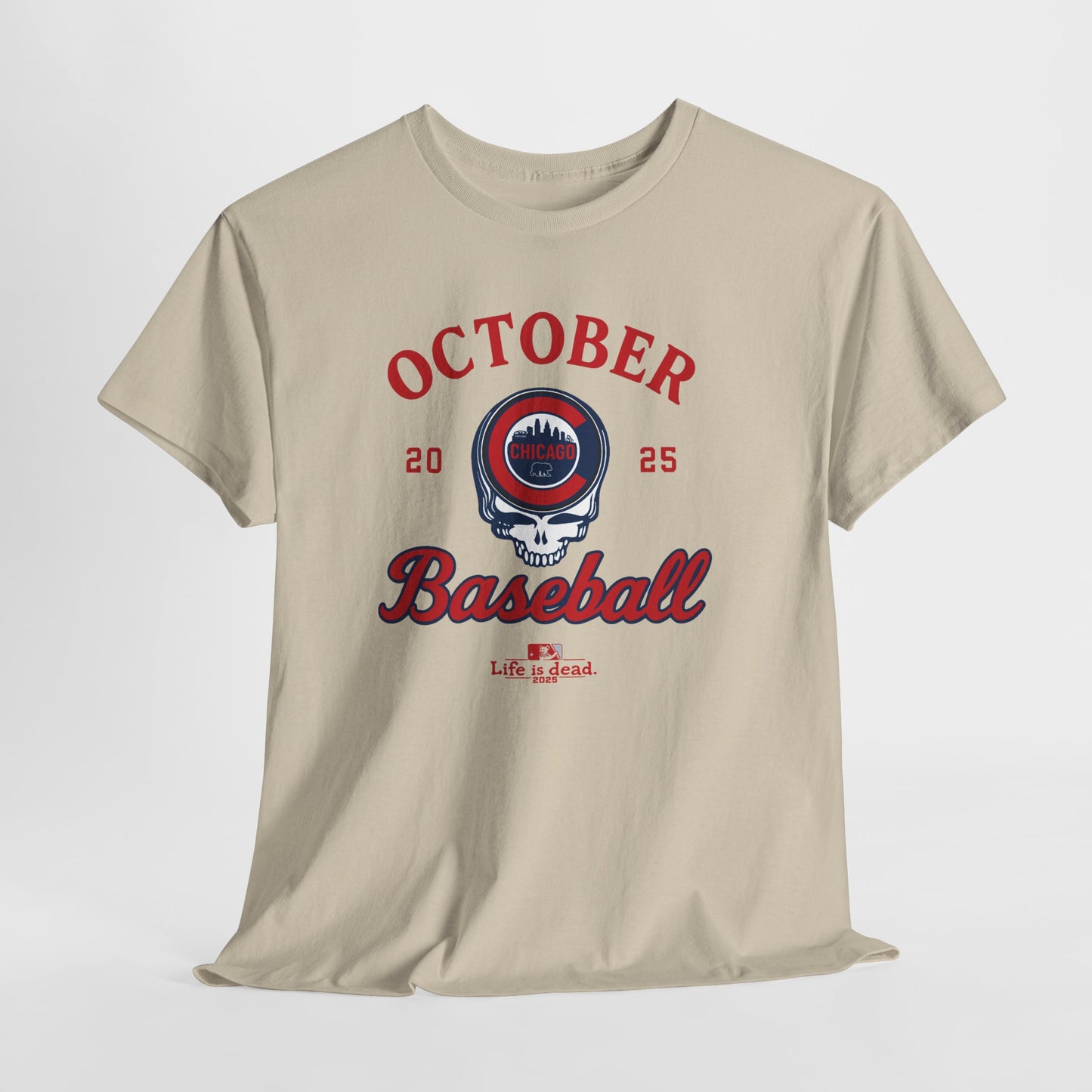 Chicago Cubs Playoffs 2025 Stealie Grateful Dead Tshirt