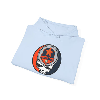 Houston Astros Grateful Dead Unisex Heavy Blend Hoodie - Hooded Sweatshirt