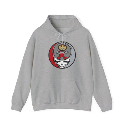 Buckeye Stealie | University Collection Grateful Dead Unisex Heavy Blend Hoodie