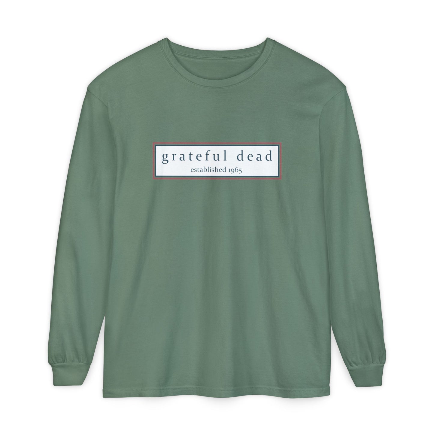 Grateful Dead Dancing Bear Two-Sided Vineyard Collection Garment-dyed Long Sleeve T-Shirt