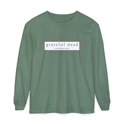 Grateful Dead Dancing Bear Two-Sided Vineyard Collection Garment-dyed Long Sleeve T-Shirt