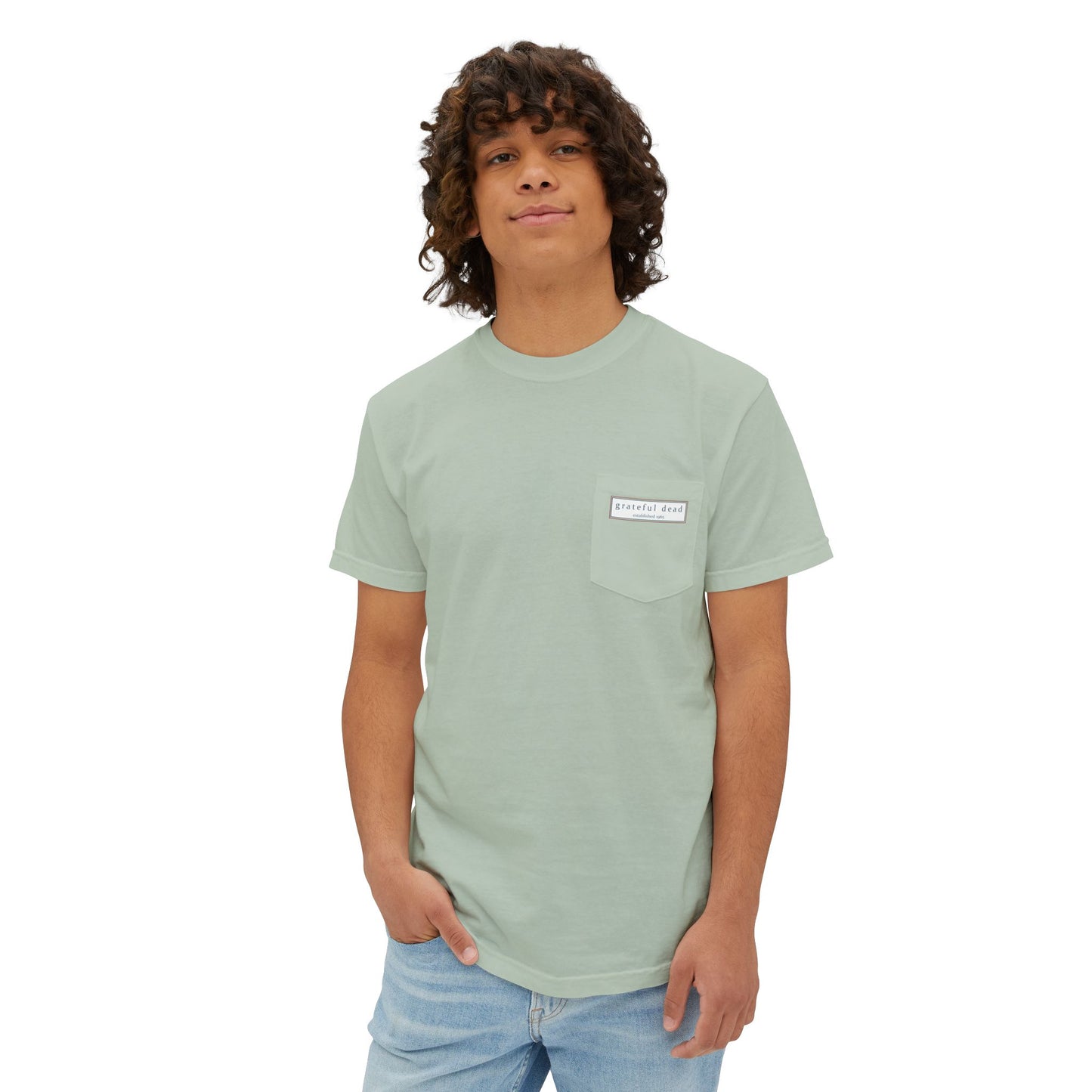 Grateful Dead Jerry Garcia Vineyard Collection Garment-Dyed Pocket T-Shirt
