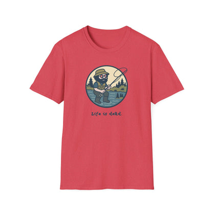 Fly Fishin' Jerry - Life is dead. Grateful Dead TShirt
