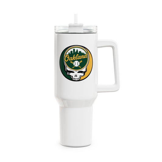 Oakland A's "Fat Man" Tumbler,  Double Insulated 40oz Travel Mug