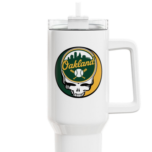 Oakland A's "Fat Man" Tumbler,  Double Insulated 40oz Travel Mug