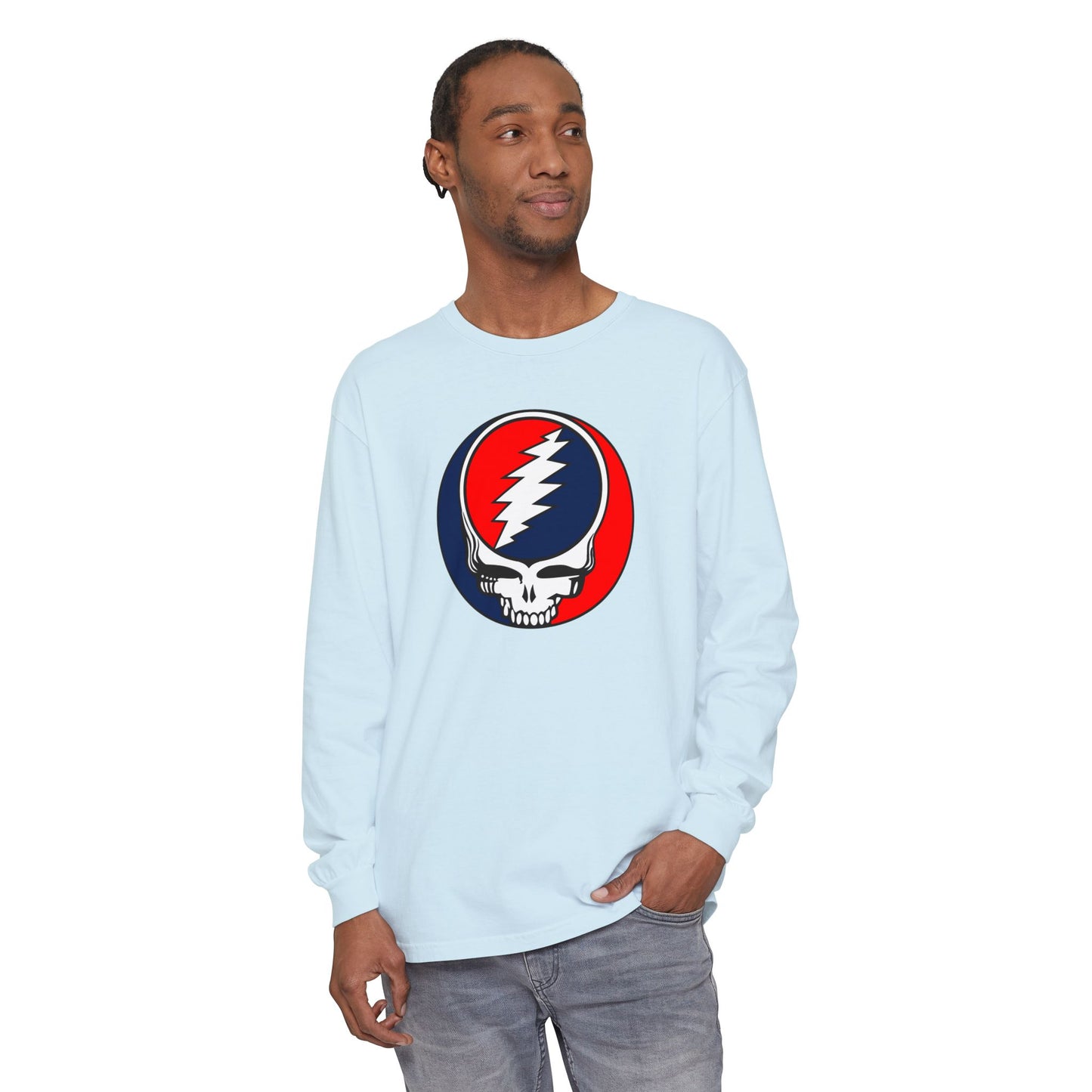 Classic Stealie Vineyard Collection Garment-dyed Long Sleeve T-Shirt