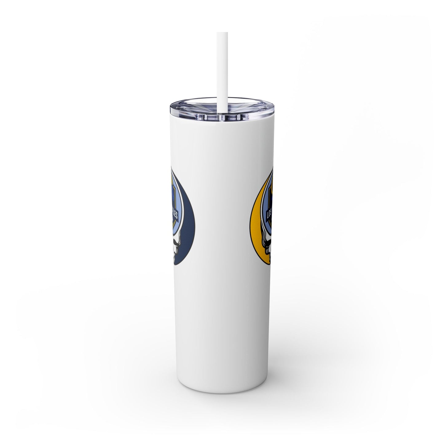 Los Angeles Football Stealie Skinny Tumbler with Straw, 20oz - NFL