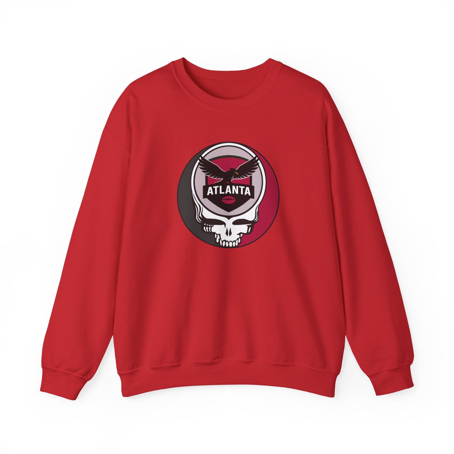 Atlanta Football Grateful Dead Stealie Crewneck Sweatshirt