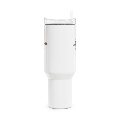 Lax Bear "Fat Man" Tumbler,  Double Insulated 40oz Travel Mug