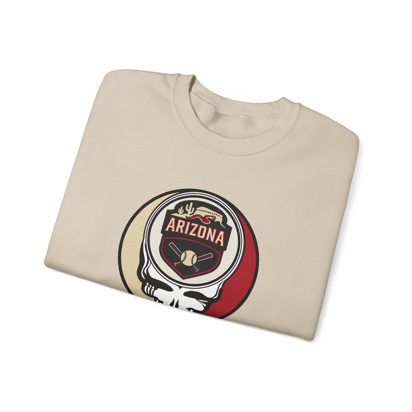 Arizona Diamondbacks Stealie Grateful Dead Crewneck Sweatshirt - MLB