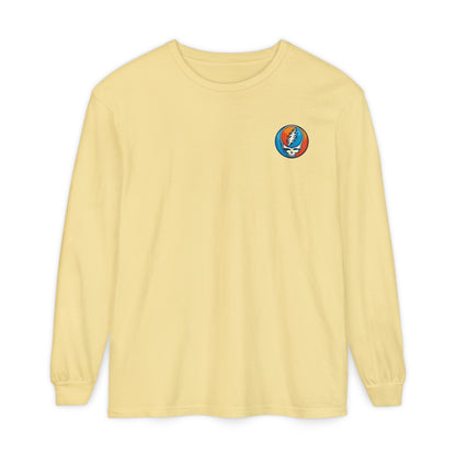 Twisted Stealie Two-Sided Vineyard Collection Garment-dyed Long Sleeve T-Shirt