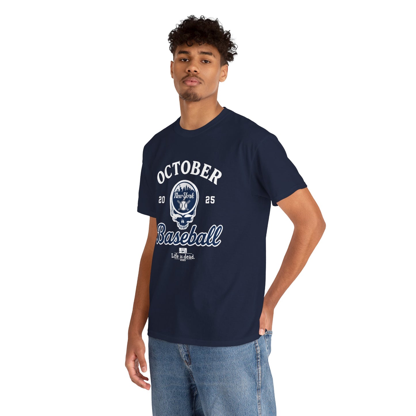 New York Yankees Playoffs 2025 Stealie Grateful Dead Tshirt