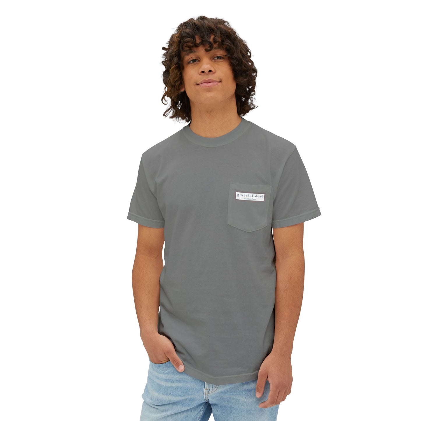 Grateful Dead Jerry Garcia Vineyard Collection Garment-Dyed Pocket T-Shirt