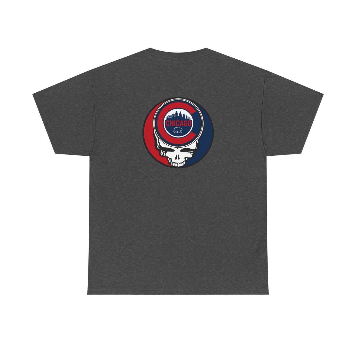 Chicago Cubs Two-Sided Grateful Dead Steal Your Face T-Shirt - MLB