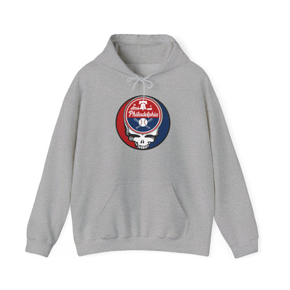 Philadephia Phillies Grateful Dead Unisex Heavy Blend Hoodie - MLB