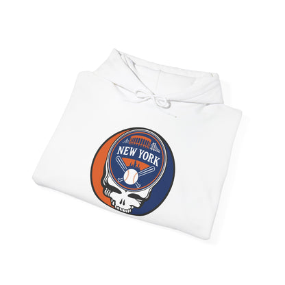 New York Mets Stealie Grateful Dead Unisex Heavy Blend Hoodie - MLB