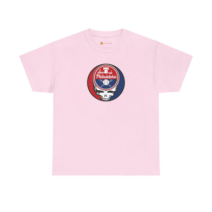 Philadelphia Phillies Grateful Dead Steal Your Face T-Shirt - MLB