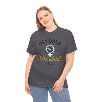 Milwaukee Brewers Playoffs 2025 Stealie Grateful Dead Tshirt
