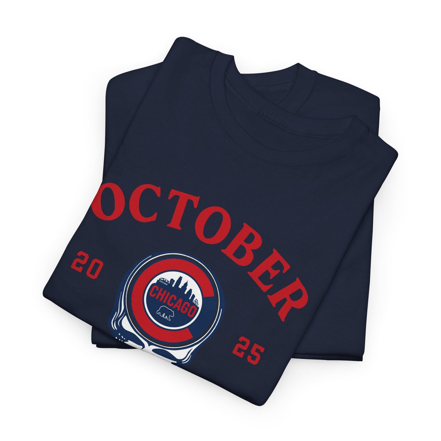 Chicago Cubs Playoffs 2025 Stealie Grateful Dead Tshirt