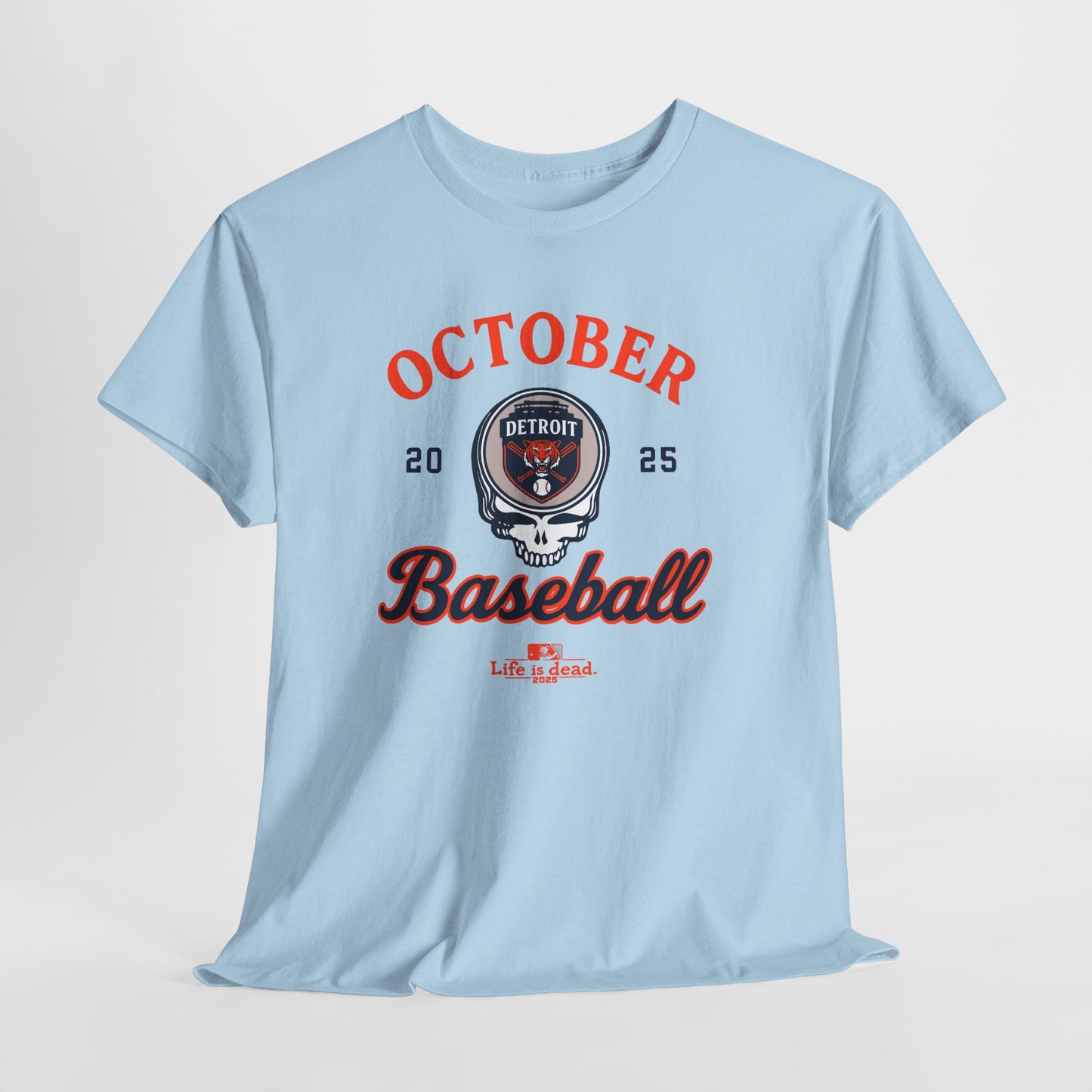 Detroit Tigers Playoffs 2025 Stealie Grateful Dead Tshirt