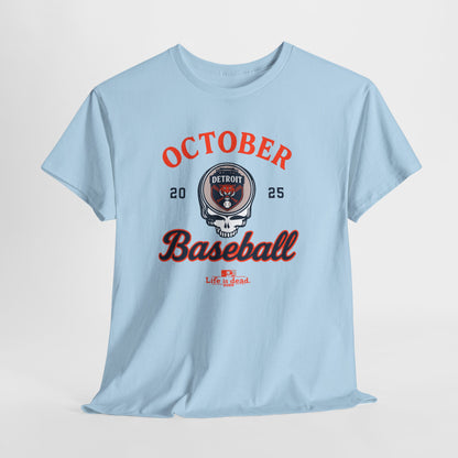 Detroit Tigers Playoffs 2025 Stealie Grateful Dead Tshirt