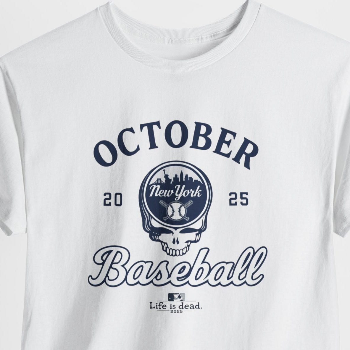 New York Yankees Playoffs 2025 Stealie Grateful Dead Tshirt