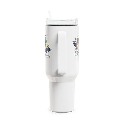 Joy Ridin' Jerry Life is dead. "Fat Man" Tumbler,  Double Insulated 40oz Travel Mug