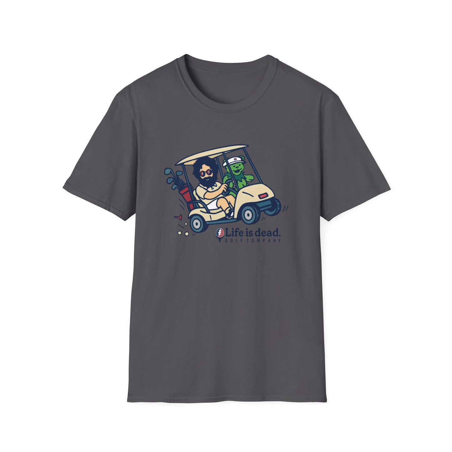 Joy Ridin' Jerry and The Bear Life is dead. Golf Company T-Shirt