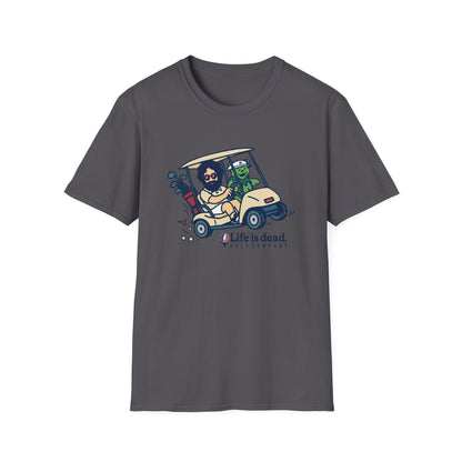 Joy Ridin' Jerry and The Bear Life is dead. Golf Company T-Shirt