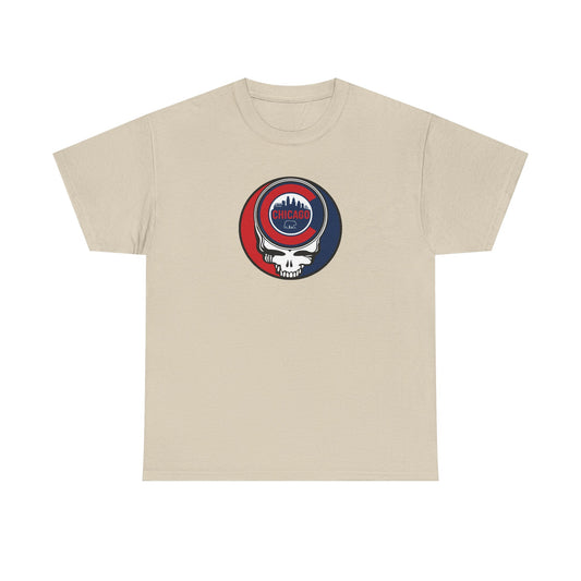 Chicago Cubs Grateful Dead Steal Your Face T-Shirt - MLB