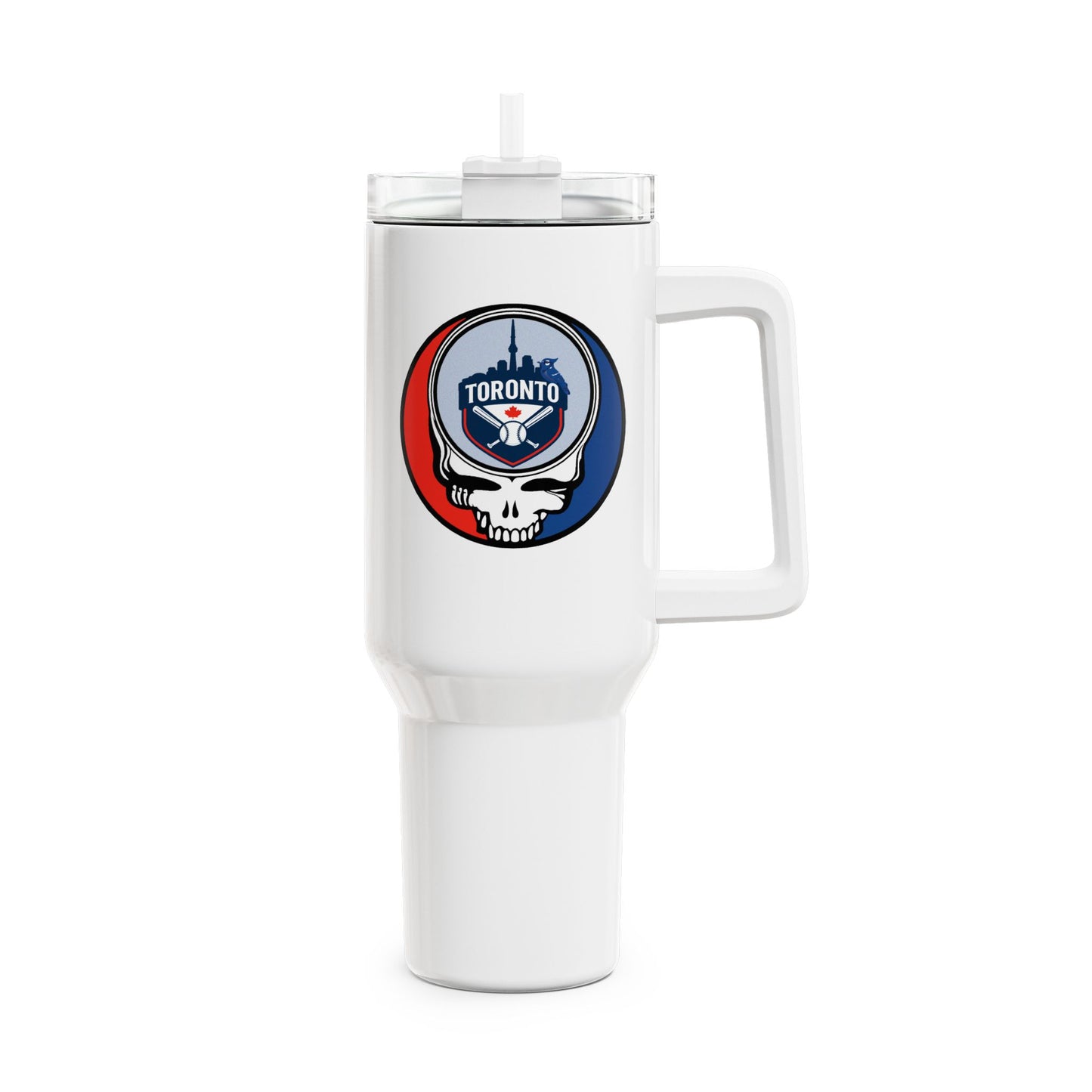 Toronto Blue Jays "Fat Man" Tumbler,  Double Insulated 40oz Travel Mug