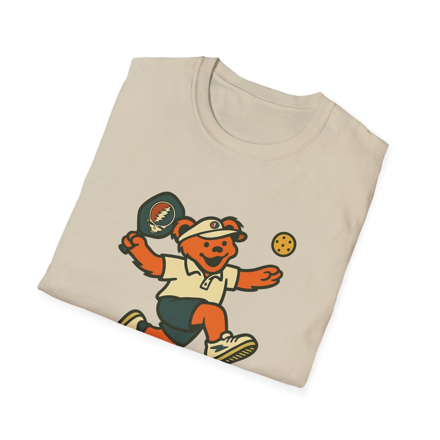 Pickleball Bear - Life is dead. Grateful Dead TShirt