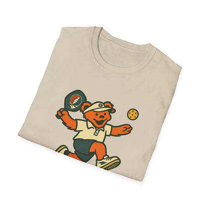 Pickleball Bear - Life is dead. Grateful Dead TShirt