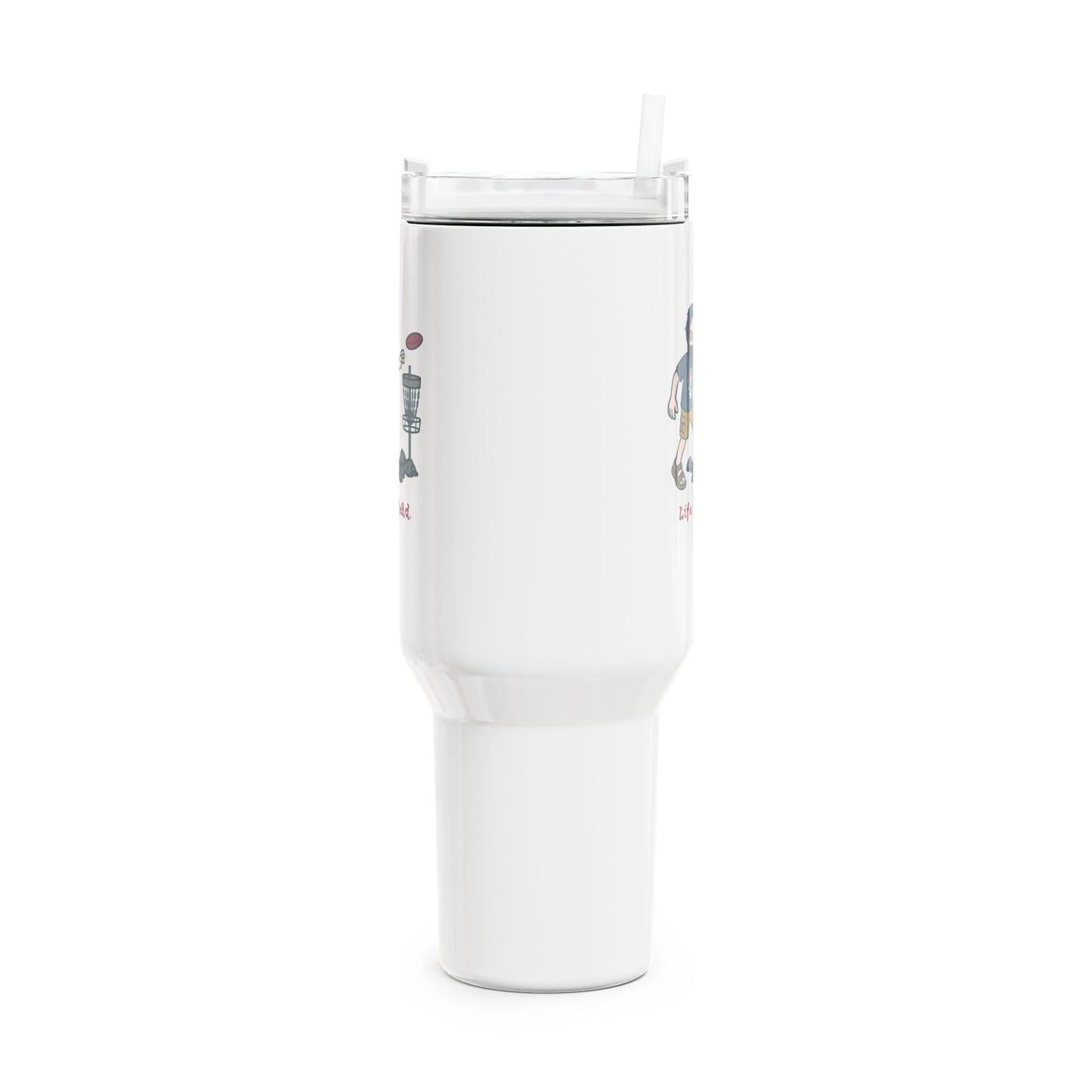 Disc Golfin' Jerry - Life is dead. "Fat Man" Tumbler,  Double Insulated 40oz Travel Mug