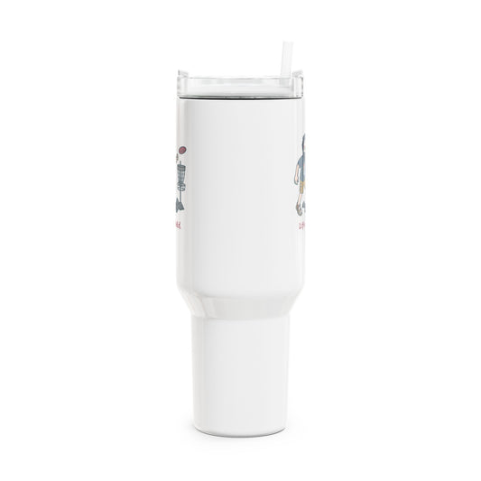 Disc Golfin' Jerry - Life is dead. "Fat Man" Tumbler,  Double Insulated 40oz Travel Mug