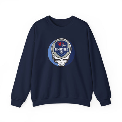 Tennessee Football Grateful Dead Stealie Crewneck Sweatshirt - NFL