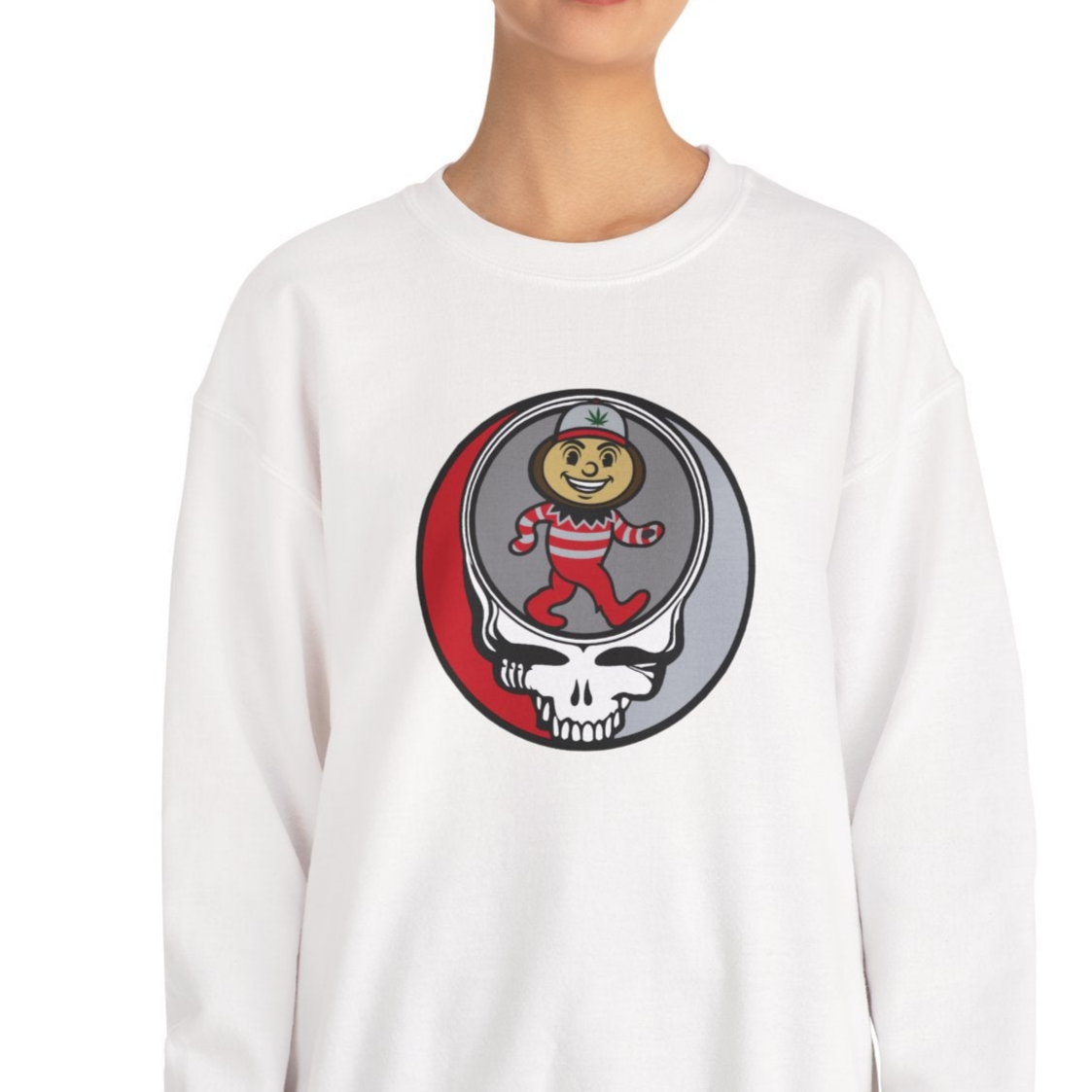 Buckeye Stealie | University Collection Grateful Dead Unisex Crewneck Sweatshirt