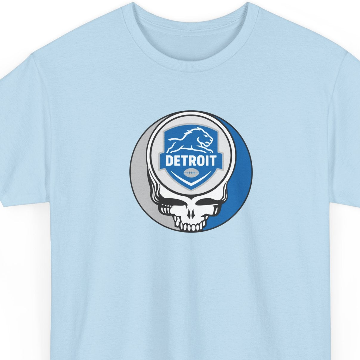 Detroit Football Grateful Dead Steal Your Face T-Shirt - NFL
