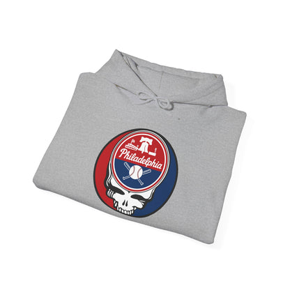 Philadephia Phillies Grateful Dead Unisex Heavy Blend Hoodie - MLB