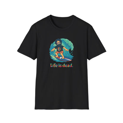 Surfiin' Jerry - Life is dead. Grateful Dead TShirt