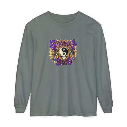 Grateful Dead Chinese New Year Concert Two-Sided Long-Sleeve Tee - Garment-dyed