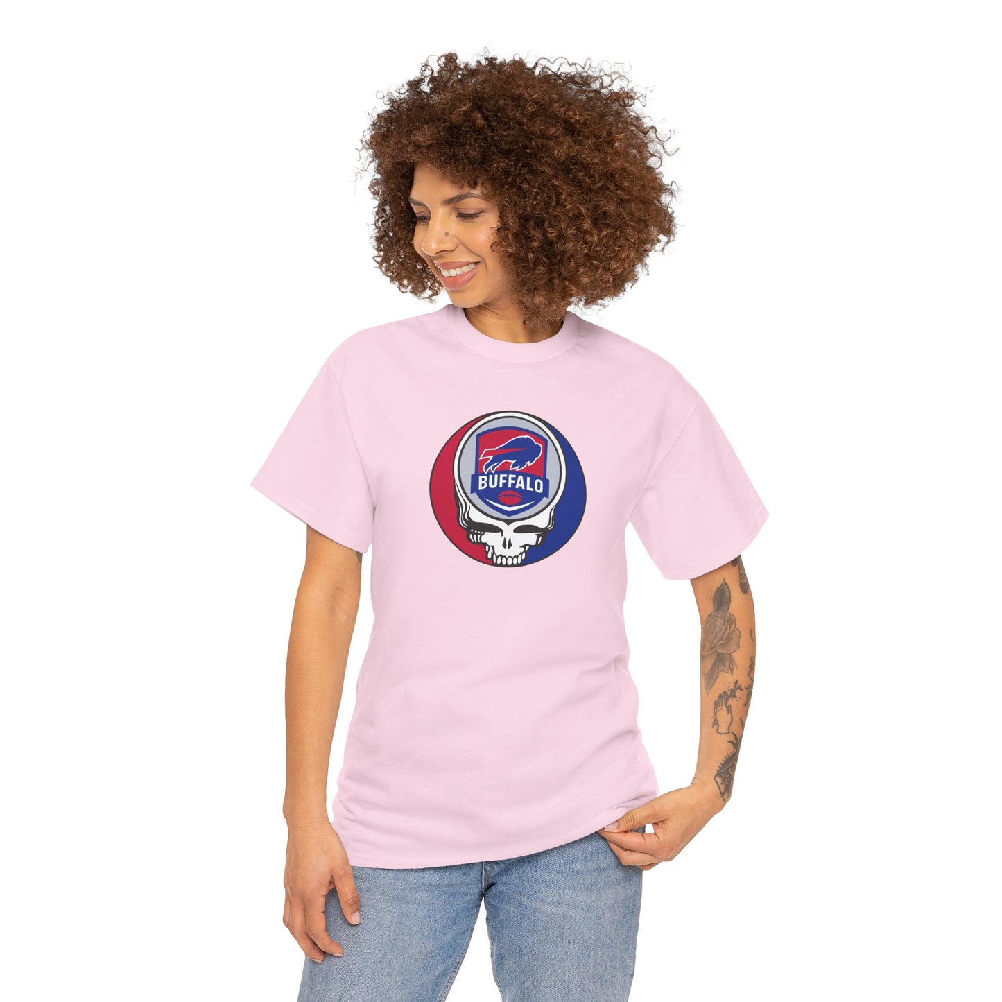 Life is dead. Grateful Grateful Gridiron Collection Buffalo Football Edition Stealie Unisex T-Shirt