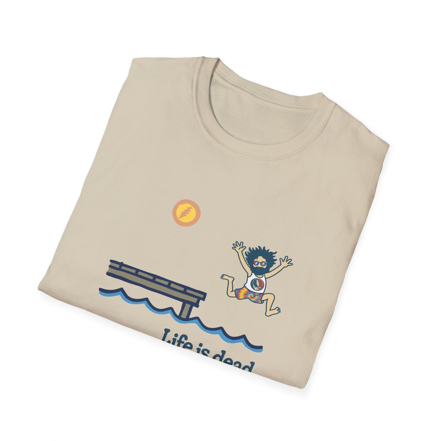 Jerry's At The Lake - Life is dead. Grateful Dead TShirt