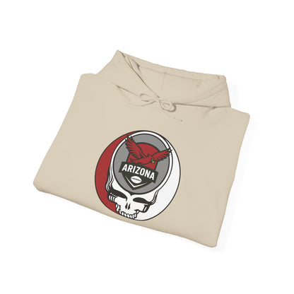 Arizona Cardinals Stealie Grateful Dead Hooded Sweatshirt - NFL
