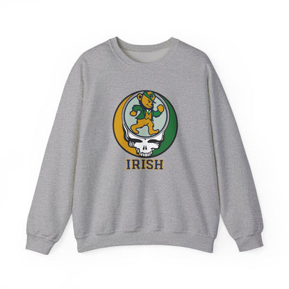 The Irish Dancing Leprechaun Stealie Crewneck Sweatshirt