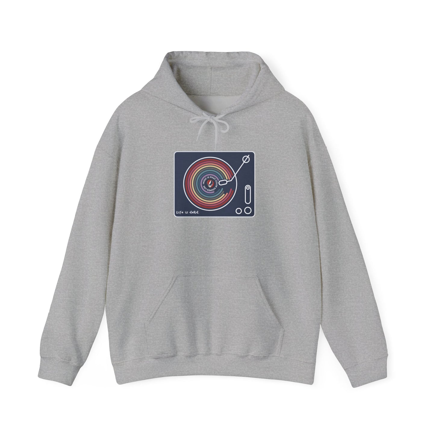 Life is dead. 'Music Is What Colors Sound Like' Grateful Dead Unisex Hoodie