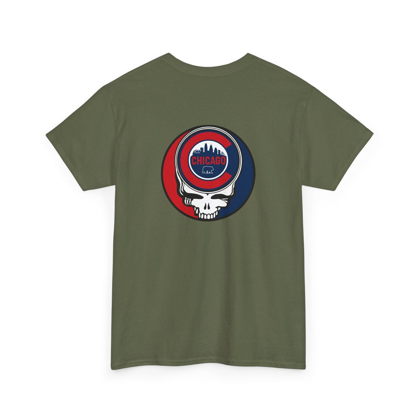 Chicago Cubs Two-Sided Grateful Dead Steal Your Face T-Shirt - MLB