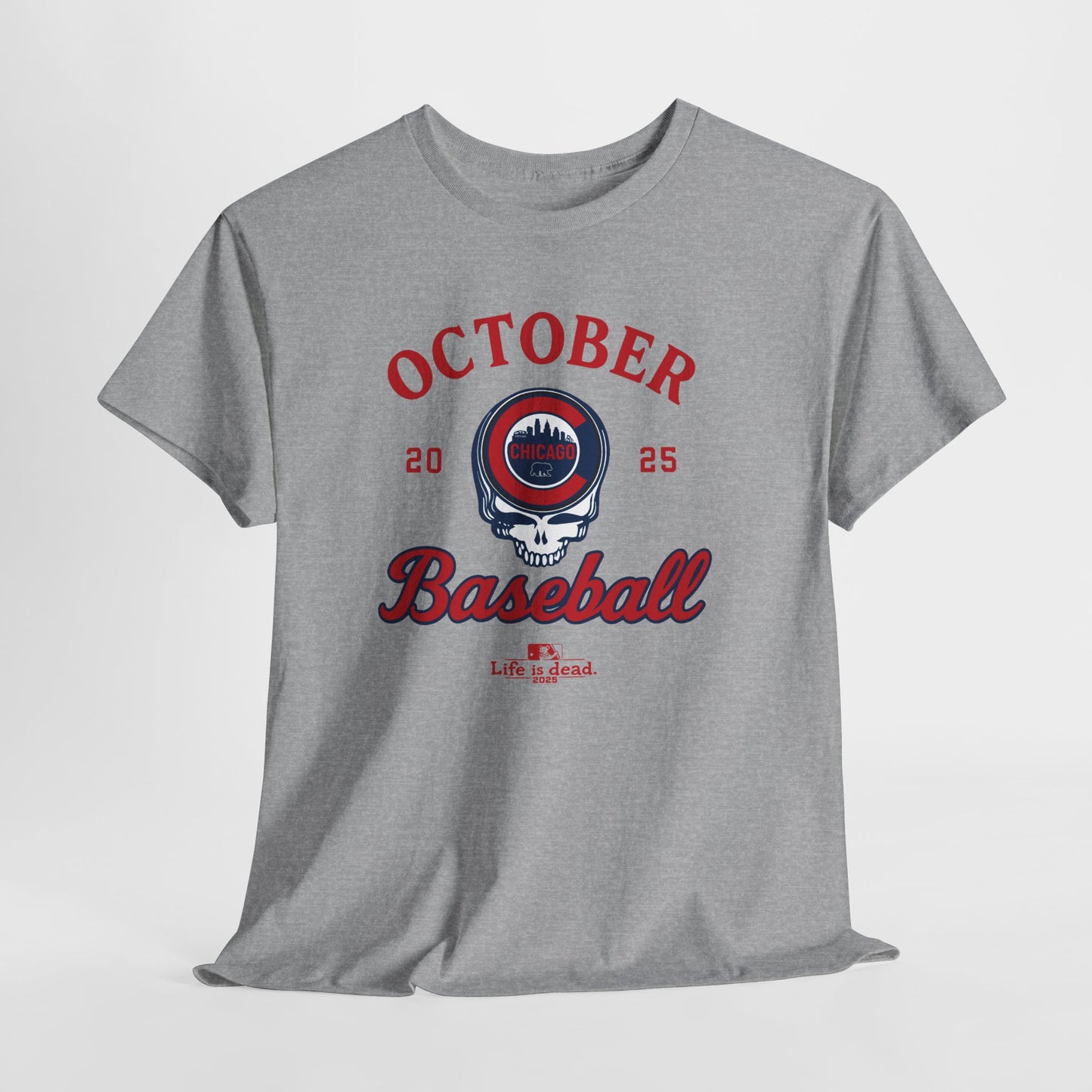 Chicago Cubs Playoffs 2025 Stealie Grateful Dead Tshirt